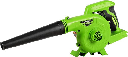 Greenworks 24V (90 MPH / 180 CFM / 125+ Compatible Tools) Cordless Shop Blower, Tool Only - LeafyLoom