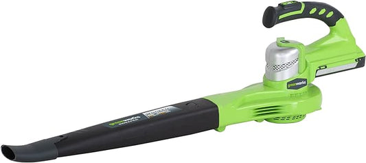 Greenworks 24V Cordless Blower (130 MPH / 330) with 2AH Battery and Charger - LeafyLoom