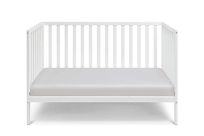 Suite Bebe Palmer 3 in 1 Convertible Crib - Quick Ship, White - LeafyLoom