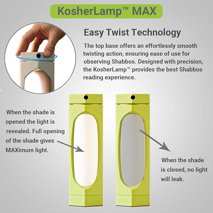 KosherLamp™ Max - Green by KOSHER INNOVATIONS™ - LeafyLoom