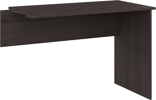 Bush Furniture Cabot 42W Shell Desk Return, 48W x 24D, Heather Gray - LeafyLoom