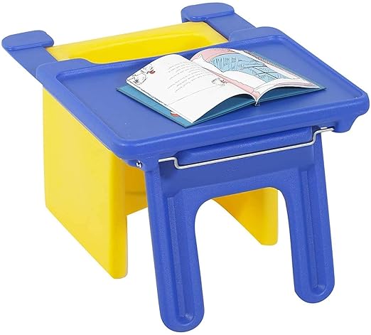 Children's Factory Edutray Kids Desk | Converts Cube Chair to Childrens Desk | Space-Saving Toddlers Desk Chair Converter | Homeschool & Classroom Study Desk for Kids | Safe, Durable, & Easy to Clean - LeafyLoom