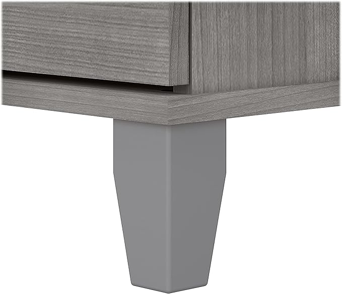 Bush Somerset 2-Drawer Lateral File Cabinet, Letter/Legal, Platinum Gray, 30-Inch (WC81280) - LeafyLoom