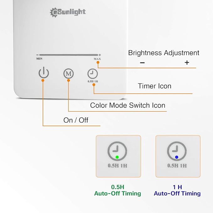 Desk Lamp, Desk Light, Dimmable Table Lamp, 7W, 5 Color Modes, 6 Brightness Levels, Touch Control, Memory Function, LED Foldable Led Lamp for Reading, Working, Office, Study (Silver) - LeafyLoom