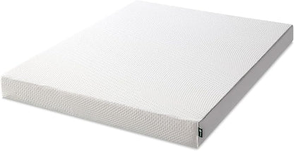 Zinus Cooling Essential Foam Bed Mattress Conventional, Twin, White - LeafyLoom