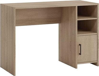 Sauder Beginnings Desk, L: 40.39" x W: 17.48" x H: 28.82", Summer Oak Finish - LeafyLoom