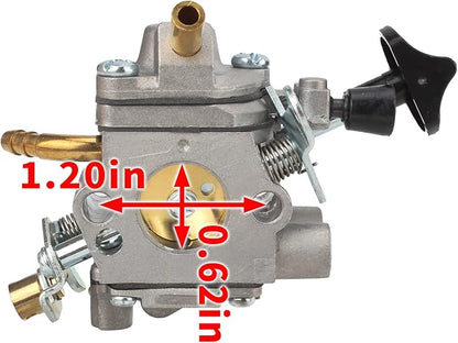 BR500 Carburetor for Sthil BR550 BR600 BR700 Backpack Leaf Blower Parts for Zama C1Q-S183 4282-120-0606 4282-120-0608 4282-120-0607 with Air Filter Fuel Line Carb Tune Up Kit - LeafyLoom