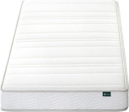 Zinus 6 Inch Foam and Spring Hybrid Mattress [New Version], Twin, Fiberglass free, Medium Firmness, Durable Support, Certified Safe Foams & Fabric, Mattress in A Box - LeafyLoom