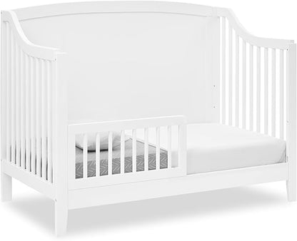 Delta Children Campbell 6-in-1 Convertible Crib - Greenguard Gold Certified, Bianca White - LeafyLoom