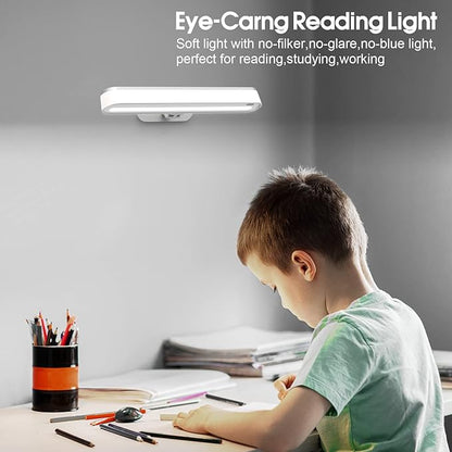 Desk Lamp, Full Dimmable LED, Magnetic, Rechargeable, Eye Caring, 180° Adjustable, USB Charging, LAMP for Home Office, Study Dorm School Students College Gift - LeafyLoom