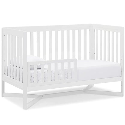 Delta Children Tribeca 4-in-1 Baby Convertible Crib, Bianca White - LeafyLoom