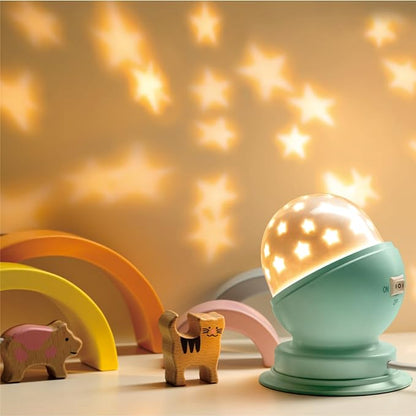 Star Night Light for Kids Star Night Light for Kids Bedroom Girls Night Light Starry Night Light Projector Plug in Night Light for Kids with Timer (1 Pack, 3000K) (3000K Warm White, green) - LeafyLoom