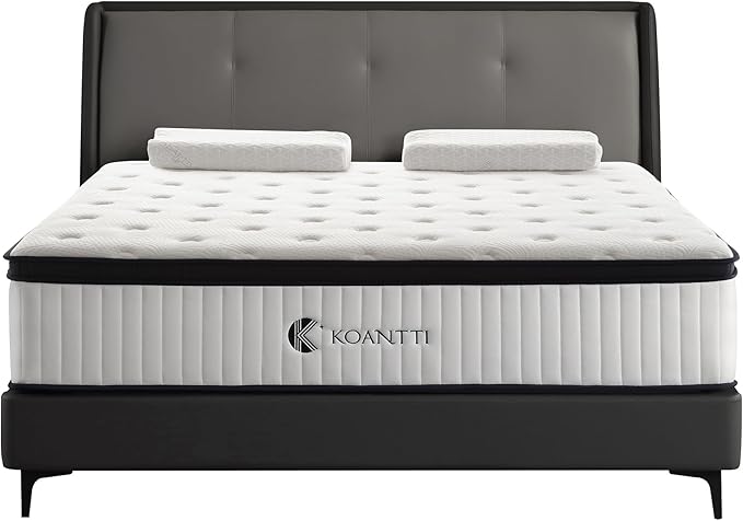 Full Size Mattresses,10 Inch Hybrid Full Mattress in a Box with Memory Foam & Individual Pocket Spring for Edge Support,Pressure Relief,Medium Firm White Full Mattress,CertiPUR-US. - LeafyLoom