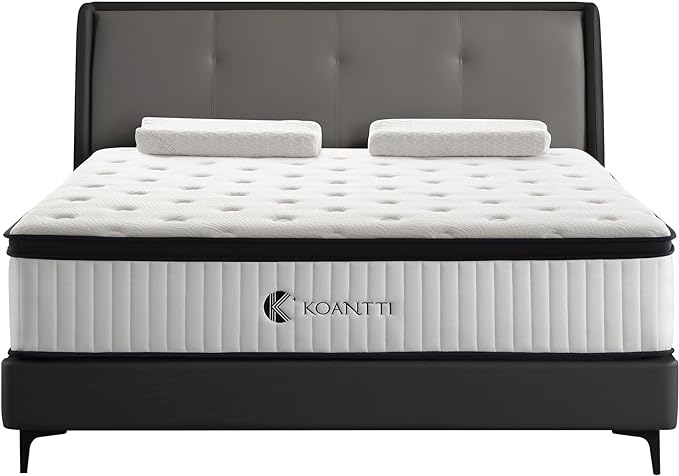 Twin Mattress,10 Inch Memory Foam Twin Size White Mattresses,Innerspring Twin Hybrid Mattress in a Box with Adaptive Support & Pressure Relief,Medium Firm,CertiPUR-US. - LeafyLoom