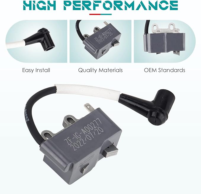 Ignition Coil Fits for Echo Backpack Blower ES-250 PB250LN, PB252, PB-250, ZF277-1, A411000501, A411000500 - LeafyLoom