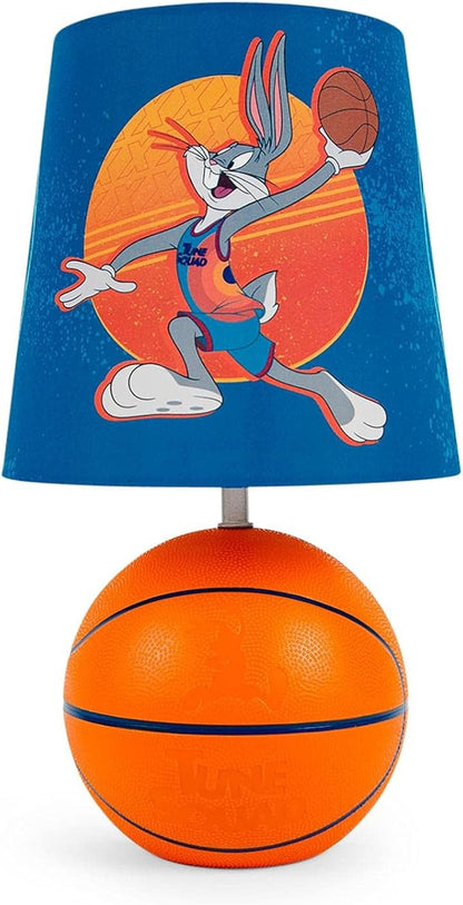 Space Jam 2: A New Legacy Tune Squad Basketball 3D Desk Lamp, Bugs Bunny Mood Light | Home Decor Accessories And Room Essentials | Official Looney Tunes Collectible | 14 Inches Tall - LeafyLoom