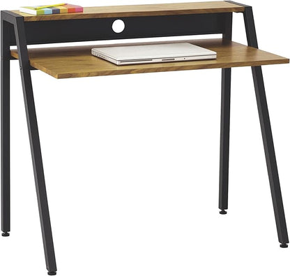 Safco Products 1951BL Studio Writing Desk, Black - LeafyLoom