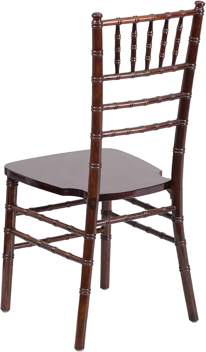 Flash Furniture HERCULES Series Fruitwood Chiavari Chair, 18"D x 15.75"W x 36.25"H, Set of 1 - LeafyLoom