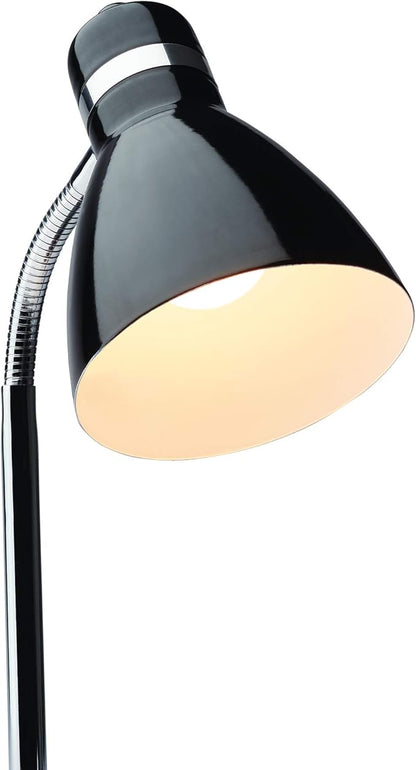 Newhouse Lighting NHDK-OX-BK Oxford Classic Desk Lamp with LED Bulb Included, Black - LeafyLoom