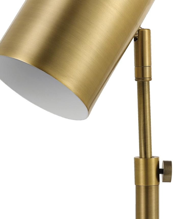 Globe Electric 52097 Pratt Desk Lamp, 18 in 1, Brass 1-Light - LeafyLoom