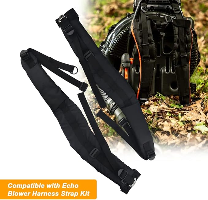 P021046661 P021046660 Back Pack Harness Kit Left Right, Compatible with Echo Backpack Leaf Blower Harness Strap Kit, with 2 Straps PB-760LNH PB-770H PB-770T Straps - Replaces P021046662 C644000060 - LeafyLoom