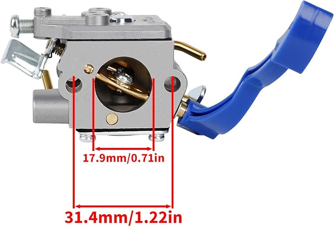 125BV Carburetor for Husqvarna 125B Blower 125BX 125BVX 590460102 545081811 Handheld Leaf Blower with 125B Tune UP Kit 545109601 Airbox Air Filter Cover 545112101 Air Filter Fuel Line Kit - LeafyLoom