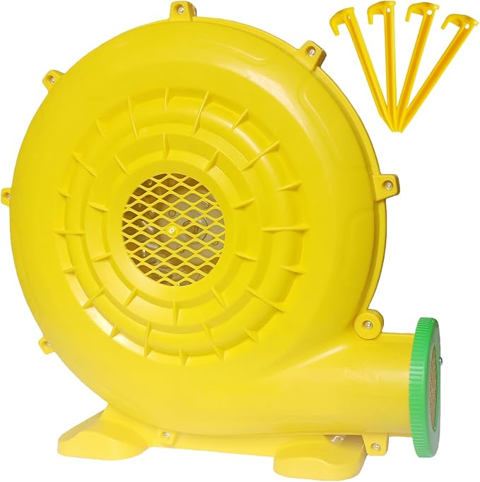 Inflatable Bounce House Blower, Air Blower for Inflatable Castle and Jump Slides, Portable and Powerful Fan Pump Commercial Inflatable Blower, Blower for Bounce House - LeafyLoom