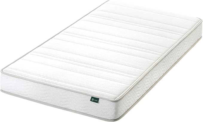 Zinus 8 Inch Foam and Spring Hybrid Mattress [New Version], Twin, Fiberglass free, Medium Firmness, Durable Support, Certified Safe Foams & Fabric, Mattress in A Box - LeafyLoom