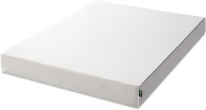 ZINUS Cooling Essential Foam Bed Mattress Conventional, Queen, White - LeafyLoom