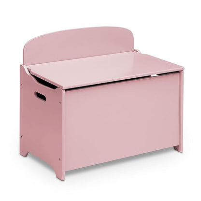 Delta Children MySize Deluxe Toy Box, Dusty Rose - LeafyLoom