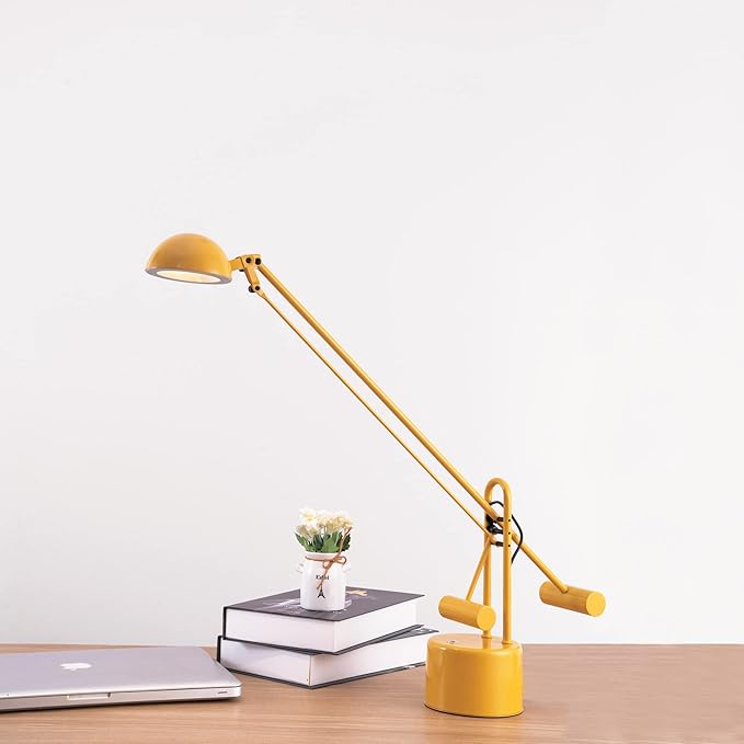 Lite Source Halotech Green Adjustable Balance Arm Modern LED Desk Lamp - LeafyLoom