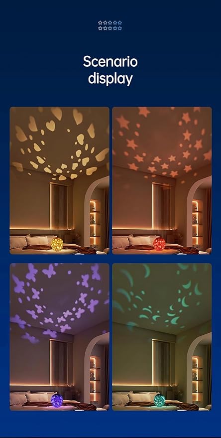 Table Lamp for Home Office，LED Bedside lamp，RGB 16 Colors，Multiple Lighting Modes Desk Lamps，Atmosphere Lights Suitable for Various Holidays（Butterfly） - LeafyLoom