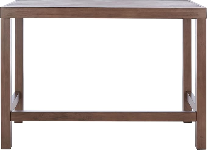 SAFAVIEH Home Collection Graylyn Farmhouse Brown Desk, Medium - LeafyLoom