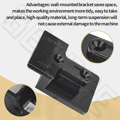 Blower Wall Mount/Mounting Bracket for EGO Vane Blowers, Fits Models 530CFM 615/650CFM, Two Mounting Methods, W/Screws, Does Not Fit 765 CFM Vane Blower Models - LeafyLoom