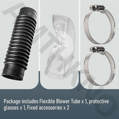 21001308360 Flexible Blower Tube Pipe W/Goggles for Echo PB-4600, PB-460LN, PB-461LN, PB-46HT, PB-46LN, PB-600, PB-6000 Backpack Blower - Replace 210013-08360, 21001308260 - LeafyLoom