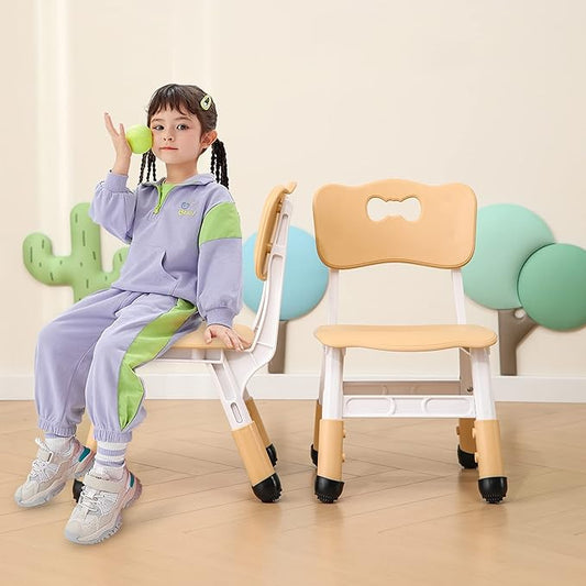 Kids' Desk Chairs Adjustable Height is Suitable for Children's Chairs Used in Families, Schools and Day-Care Between 2-10 Years Old The Max Bearing Capacity is 220LB(6PCS-Blue) - LeafyLoom