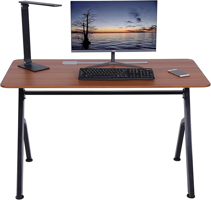 ApexDesk 47" Computer Desk, Modern Simple Style Desk for Home Office, Study Student Writing Desk - Apple - LeafyLoom