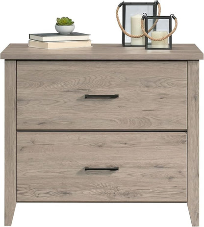 Sauder Summit Station 2-Drawer Lateral File Cabinet, L: 33.86" x W: 20.87" x H: 29.02", Laurel Oak - LeafyLoom