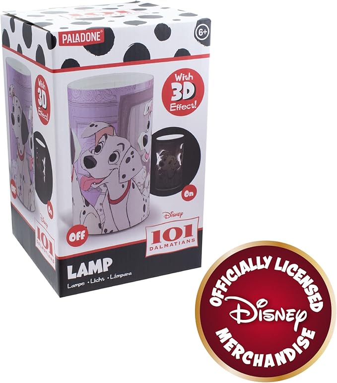 Paladone 101 Dalmatians Die Cut Desk Lamp - Battery Operated - LeafyLoom