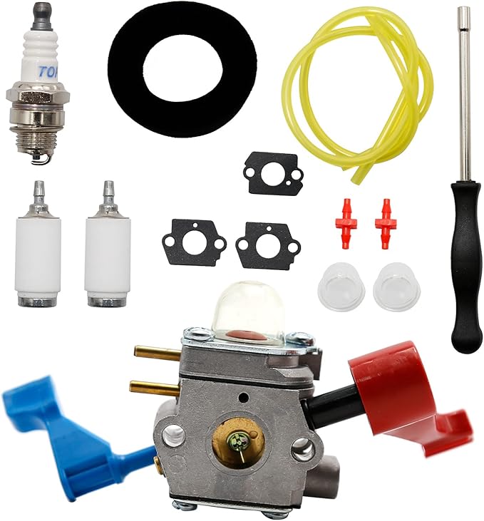 C1U-W12A Carburetor with Air Filter Repower Kit Replacement for Poulan FL1500 FL1500LE Leaf Blower C1U-W12B 530071629 - LeafyLoom