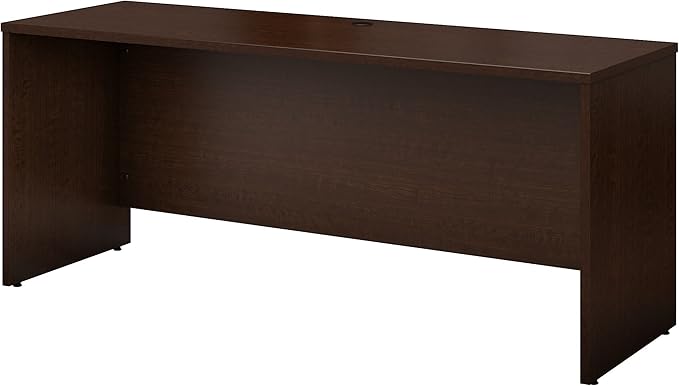 Bush Business Furniture Series C 72W x 24D Credenza Desk in Mocha Cherry - LeafyLoom