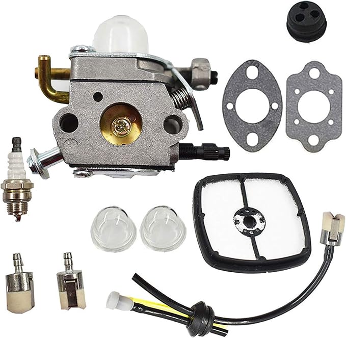 C1U-K42 Handheld Leaf Blower Carburetor Replacement for Echo PB-2100 PB-2155 with 13031054130 Air Fuel Filter Line Kit C1U-K42B C1U-K42A 12520020565 - LeafyLoom