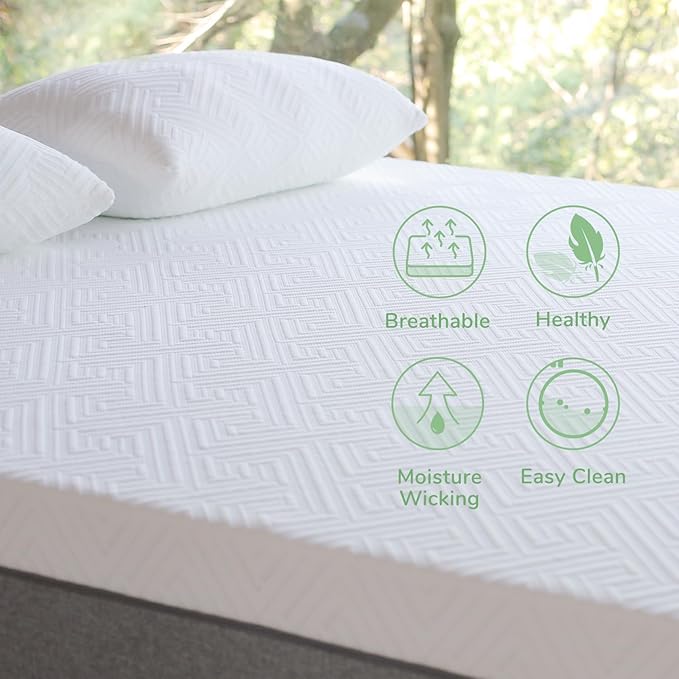 Novilla Full Size Mattress, 8-Inch Gel Memory Foam Mattress for Pressure Relief, Enhanced Support & Plush Comfort, Full Mattress in a Box, Bliss - LeafyLoom