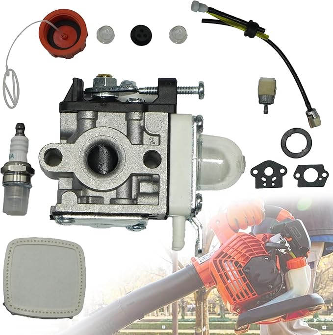 A021004700 A021000722 A021000723 New Carburetor Kits with Air Filter Fits for Echo PB-2520 Leaf Blower Replaces A021004700 A021000722 A021000723 - LeafyLoom