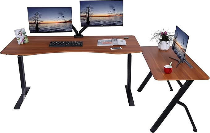 ApexDesk 47" Computer Desk, Modern Simple Style Desk for Home Office, Study Student Writing Desk - Apple - LeafyLoom