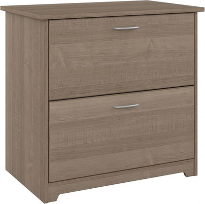 Bush WC31280 Cabot 2-Drawer Lateral File Cabinet, Letter/Legal, Ash Gray, 31-Inch - LeafyLoom