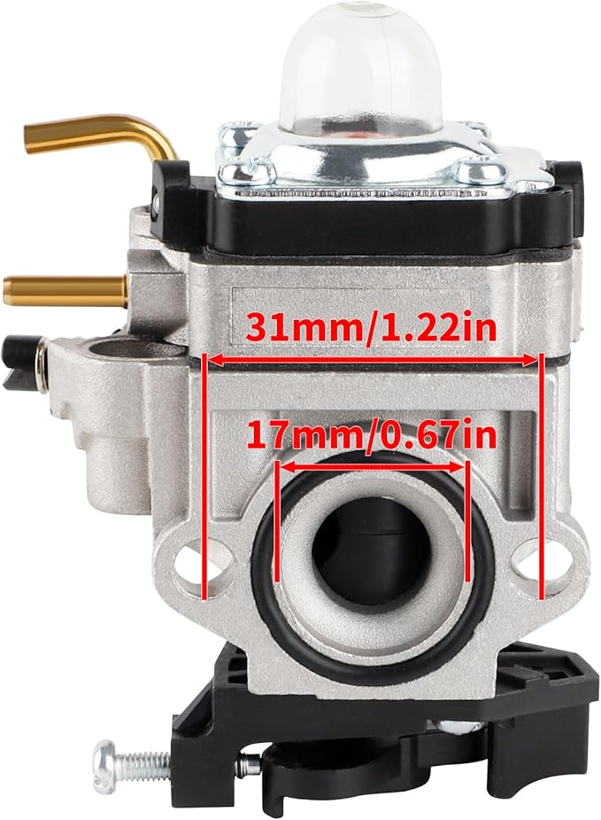 RY25AXB Carburetor for Ryobi 308054121 RY25AXB RY25 RY25AXBVNM 25cc Gas Jet Fan Blower with Air Filter Kit - LeafyLoom