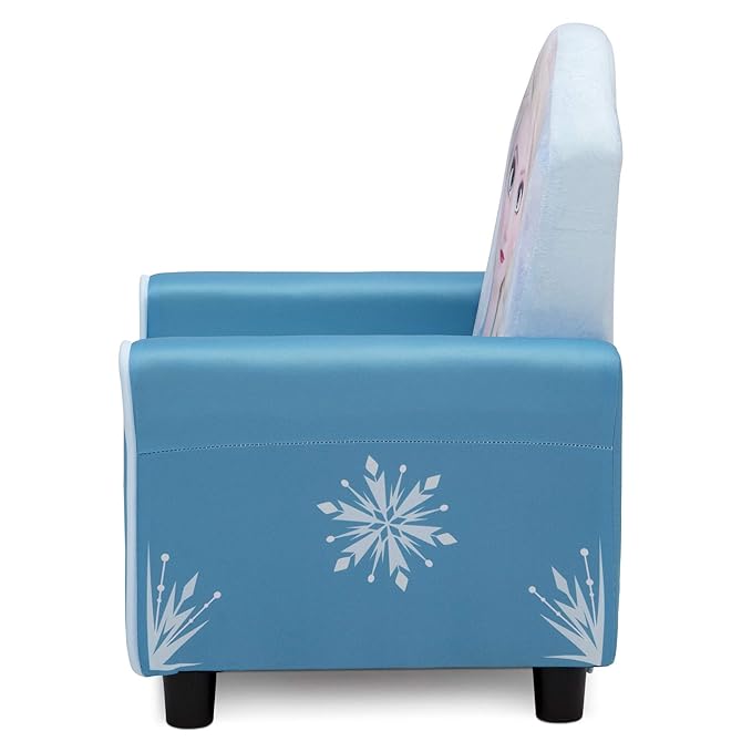 Delta Children Figural Upholstered Kids Chair, Wood, Disney Frozen II Elsa - LeafyLoom