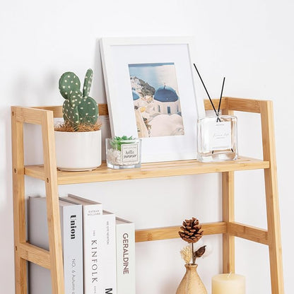 4-Tier Bamboo Ladder Shelf - LeafyLoom