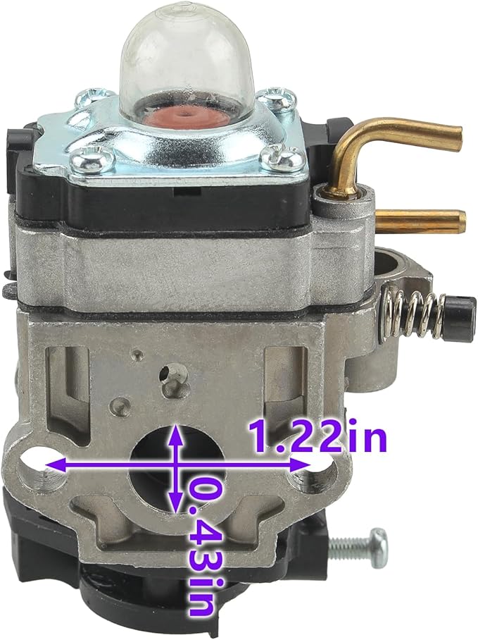 Carbhub RY25AXB 308054121 Carburetor Fit for Walbro Ryobi Fan, BM25AXBVNM, RY25AXB Jet Fan Blower Replace 095159009 4-13-20 090159001 8-21-18 090159002 8-20-18 090159004 11-18-19 - LeafyLoom